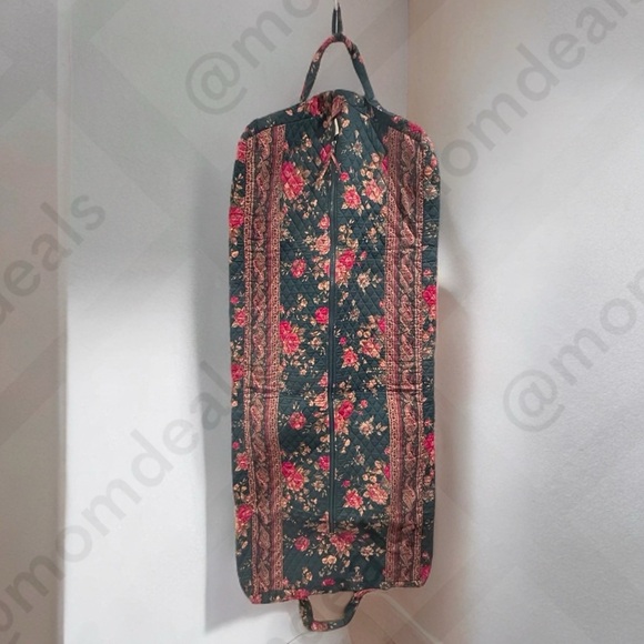 Vera Bradley Handbags - 80s Vintage Vera Bradley Greenbriar Large Travel Garment Bag Paisley Floral EUC